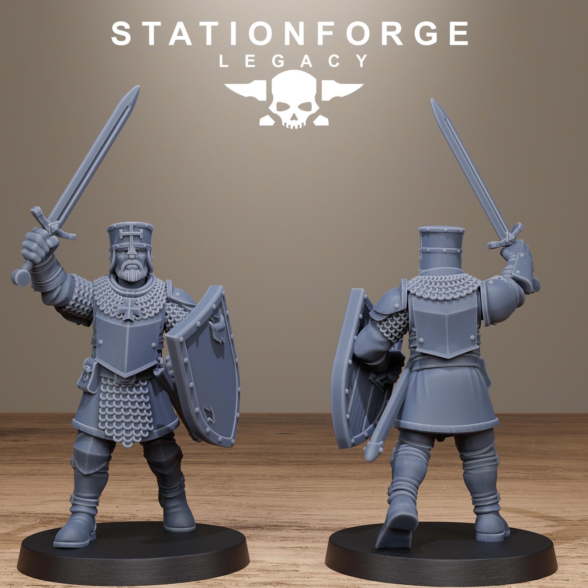 Thorncrest Infantry from StationForgeLegacy/10 Miniatures +Gratis Bases