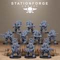 Ironvale infantry from StationForgeLegacy/10 Miniatures +Gratis Bases
