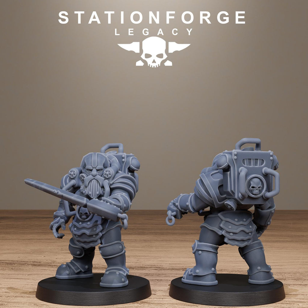 Ironvale infantry from StationForgeLegacy/10 Miniatures +Gratis Bases