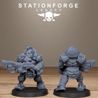 Ironvale infantry from StationForgeLegacy/10 Miniatures +Gratis Bases