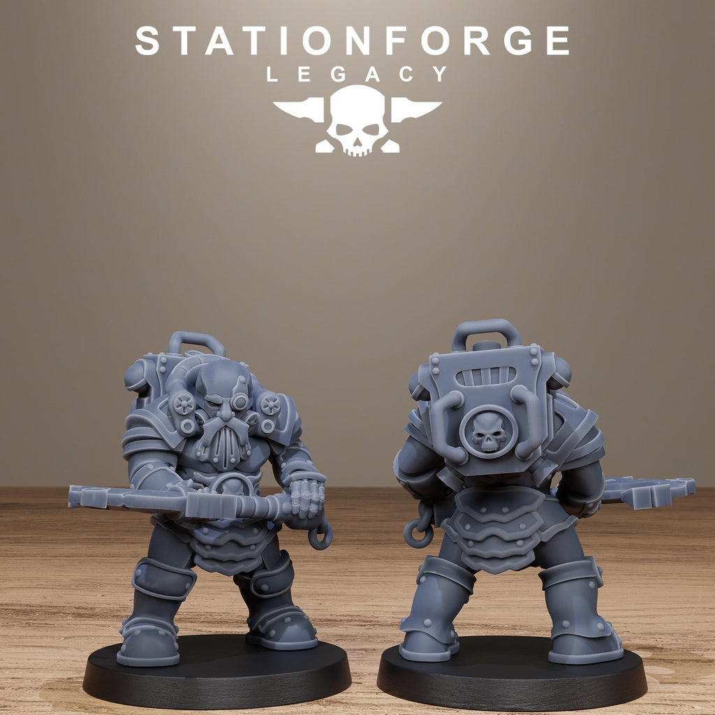 Ironvale infantry from StationForgeLegacy/10 Miniatures +Gratis Bases