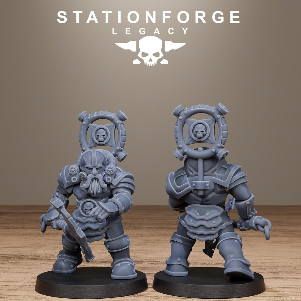 Ironvale infantry from StationForgeLegacy/10 Miniatures +Gratis Bases