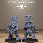 Ironvale infantry from StationForgeLegacy/10 Miniatures +Gratis Bases