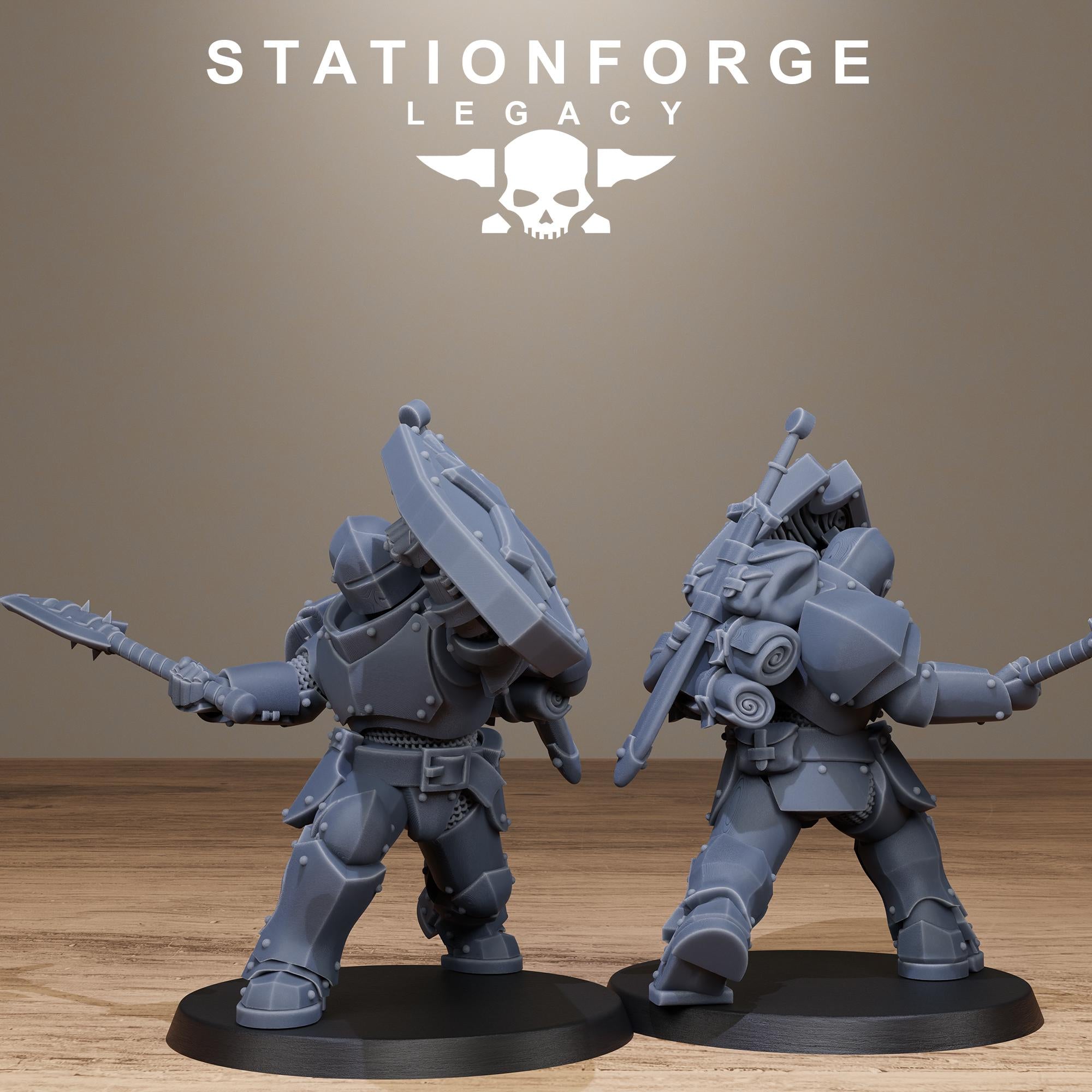Solaris Infantry from StationForgeLegacy/10 Miniatures +Gratis Bases