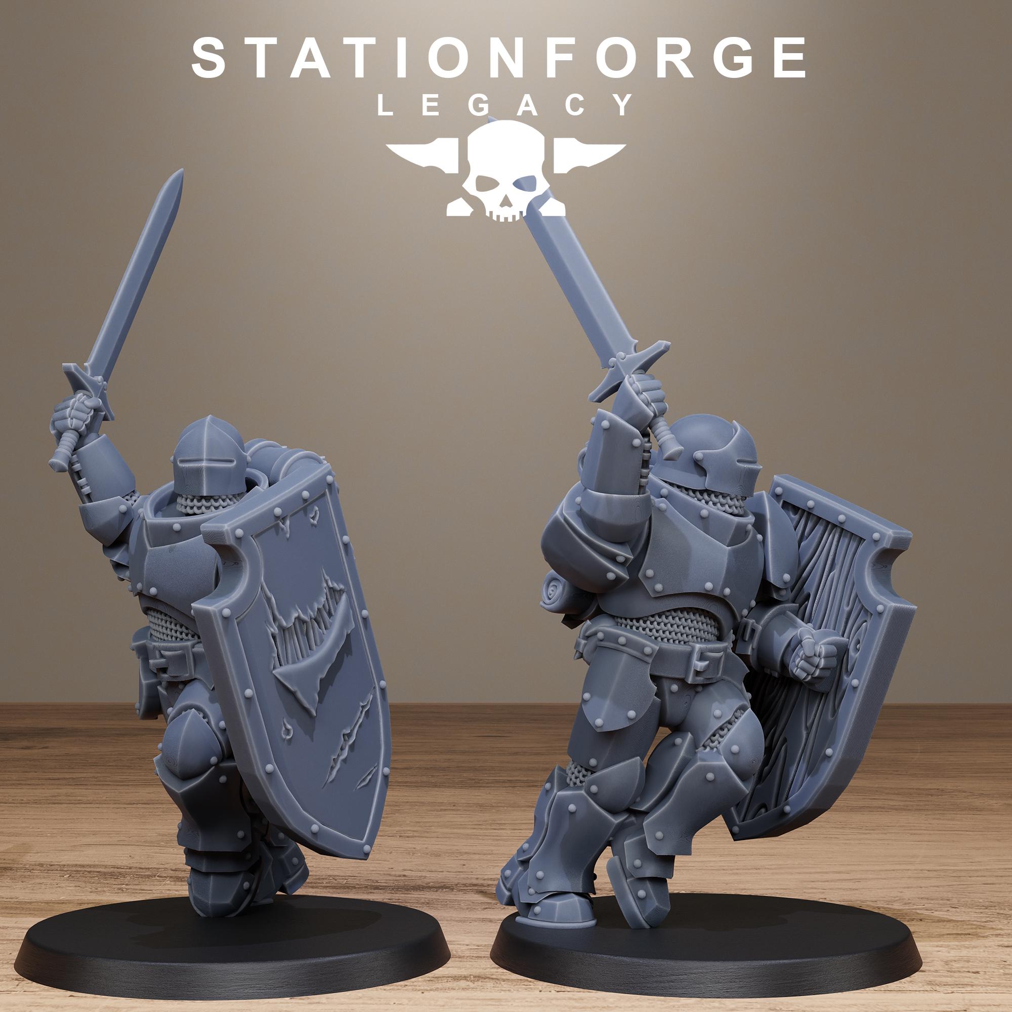Solaris Infantry from StationForgeLegacy/10 Miniatures +Gratis Bases