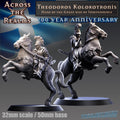 Theodoros Kolokotronis from Across the Realms, Wargame Miniature+ Gratis Base