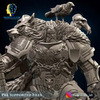 Harald Wutan- Empire Marines Sons of the Aesir Chapter Lord from MeshBrainLab/Wargame Miniature+ Gratis Base