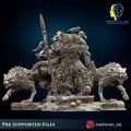 Harald Wutan- Empire Marines Sons of the Aesir Chapter Lord from MeshBrainLab/Wargame Miniature+ Gratis Base