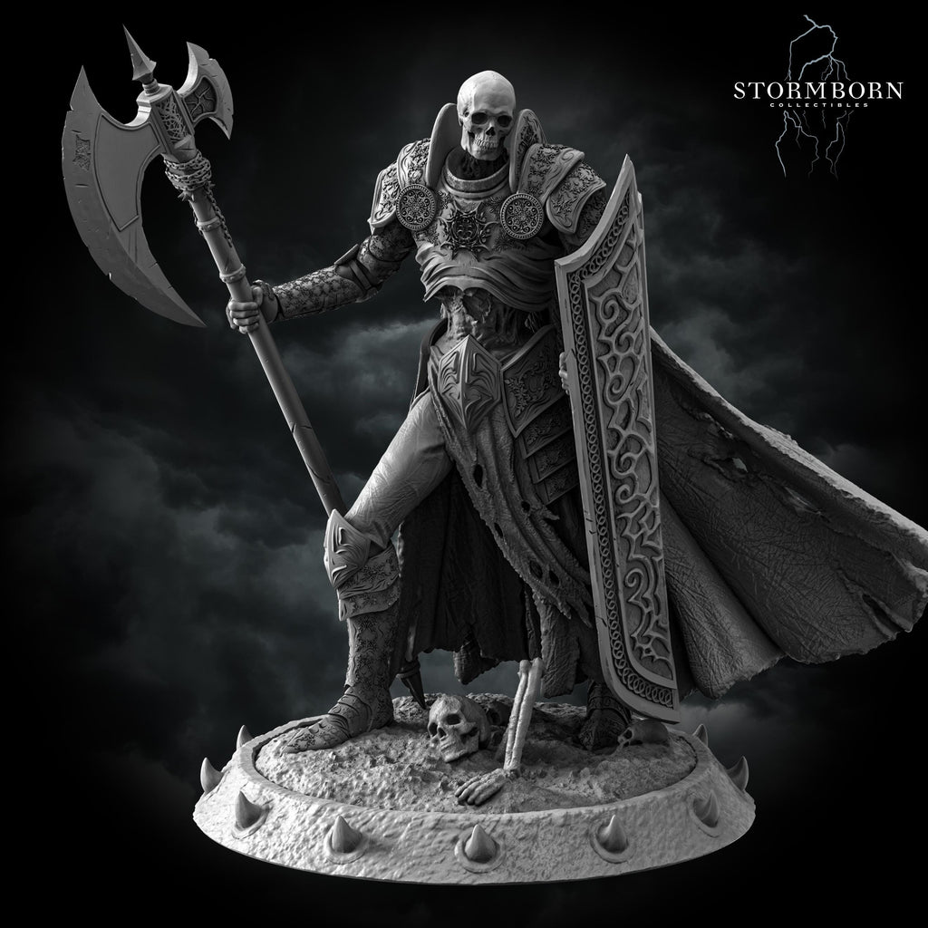 Skeleton Commander from Stormborn Collectibles, Wargame Miniature+ Gratis Base
