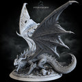 Ancient Red Dragon from Stormborn Collectibles, Wargame Miniature+ Base