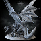 Ancient Red Dragon from Stormborn Collectibles, Wargame Miniature+ Base