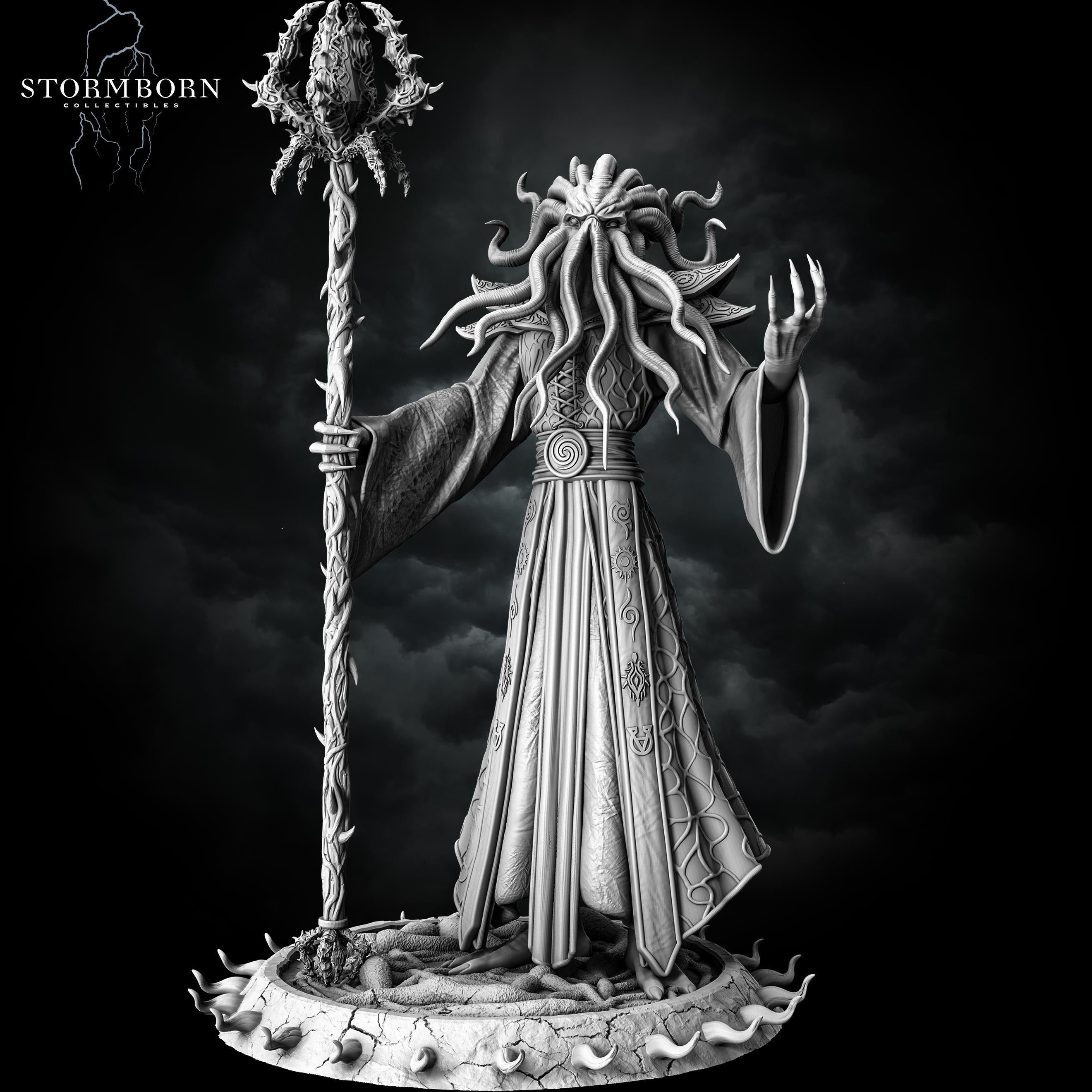 Mind Flayer from Stormborn Collectibles, Wargame Miniature+ Gratis Base