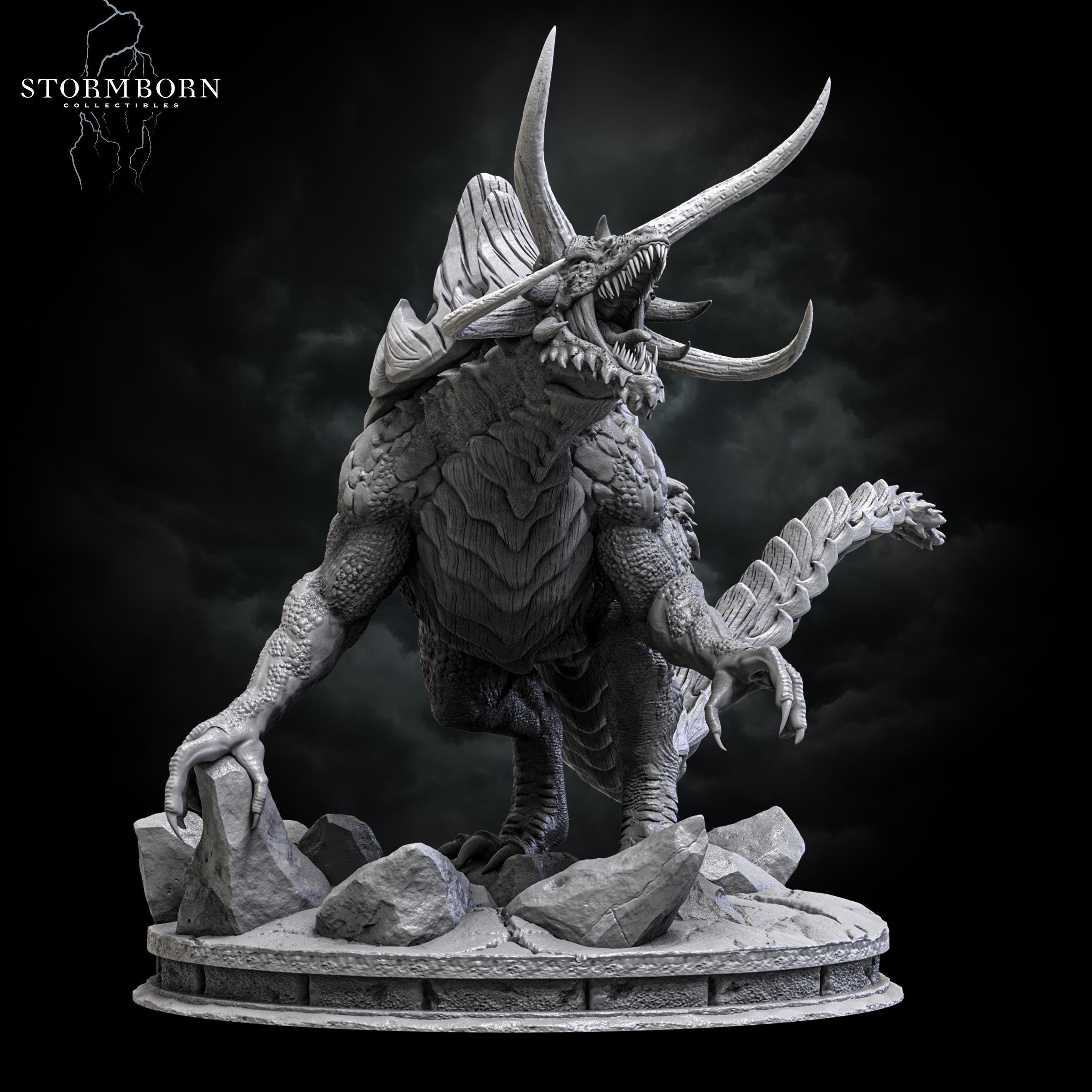 Tarrasque from Stormborn Collectibles, Wargame Miniature+ Base