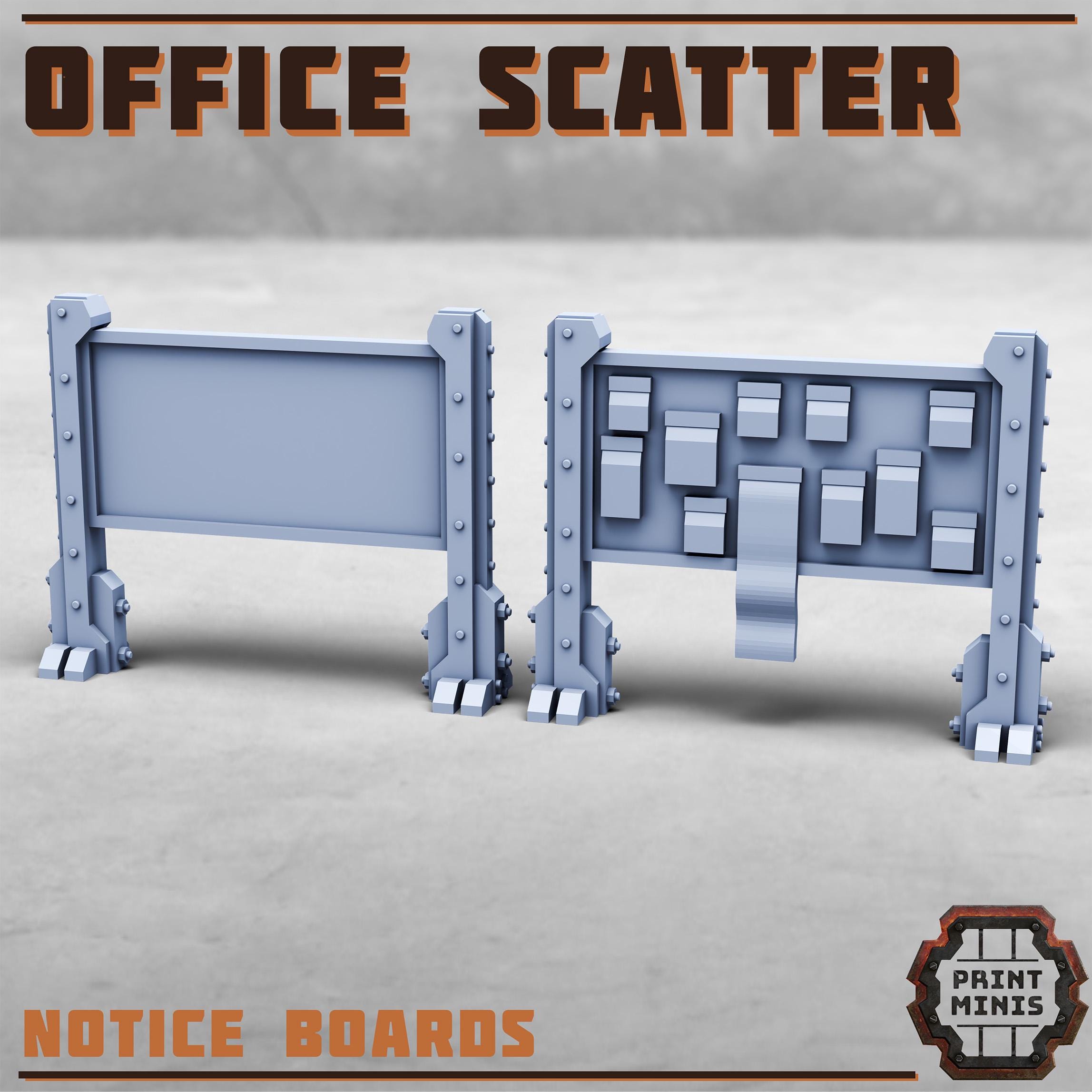 Office Scatter full Set from PrintMinis/ Wargame, Tabletop Miniatur