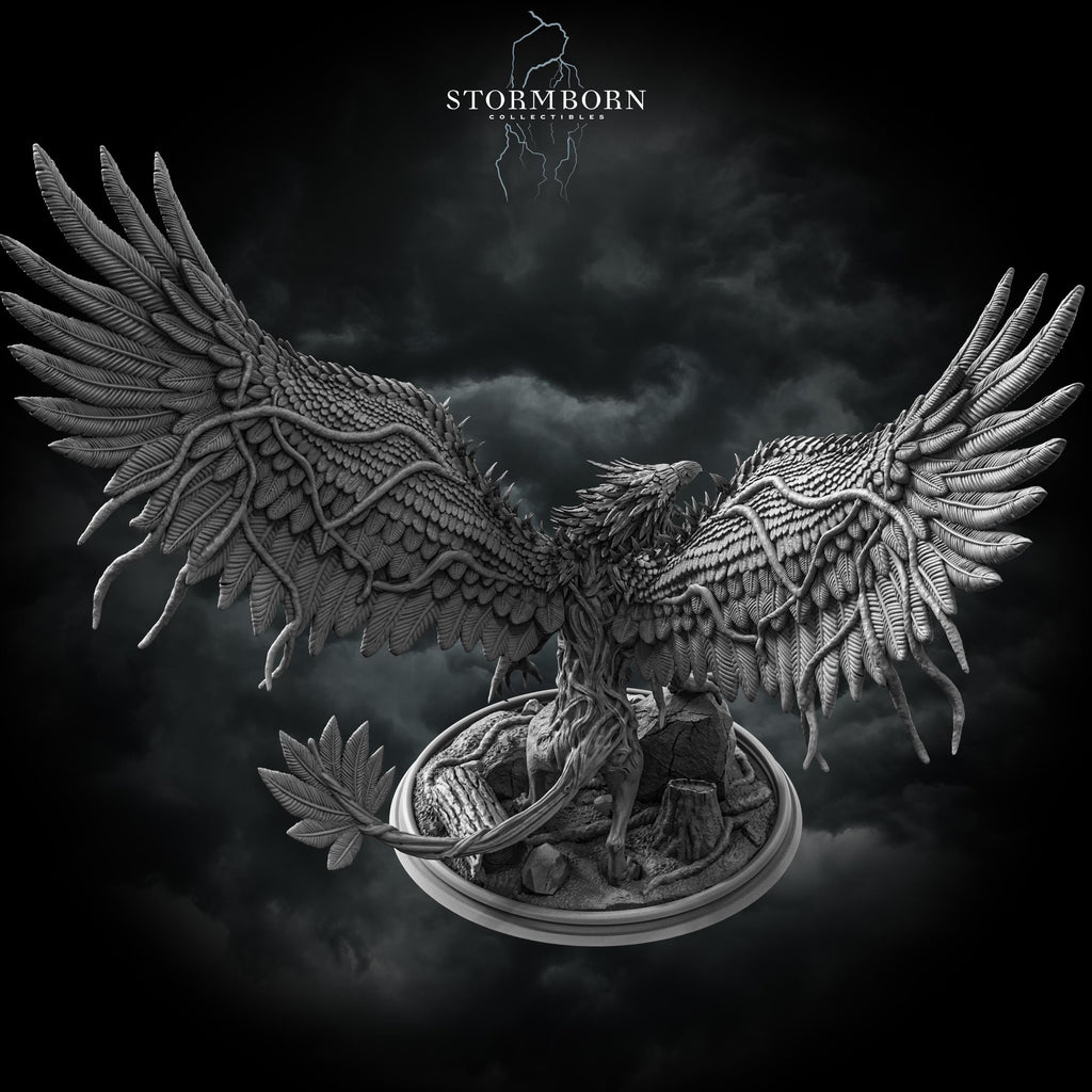 Corrupted Forest Gryphon from Stormborn Collectibles, Wargame Miniature+ Base