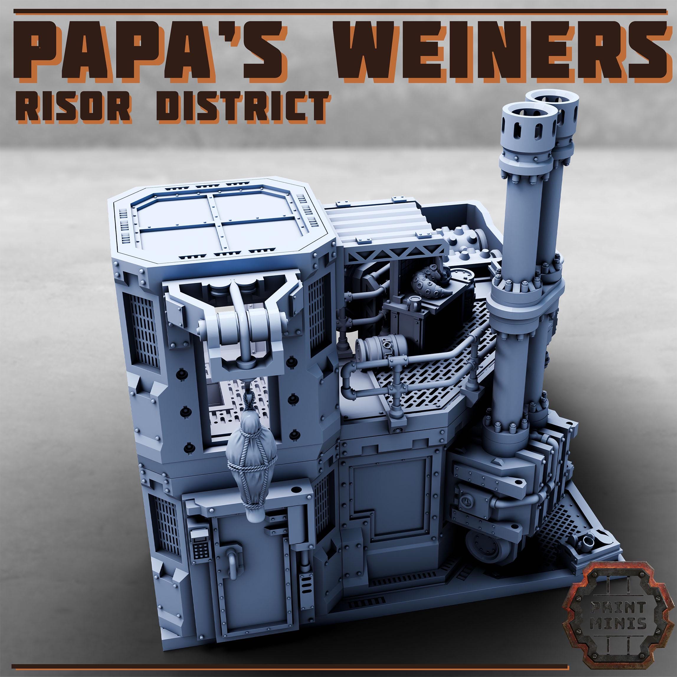 Papa's Weiners - Risor District full Set from PrintMinis