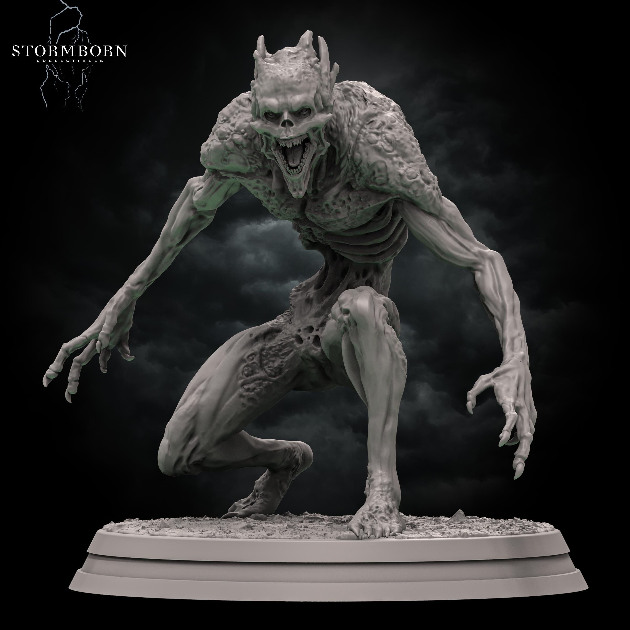 Carrion Ghouls from Stormborn Collectibles, 3 Wargame Miniature+ Gratis Bases