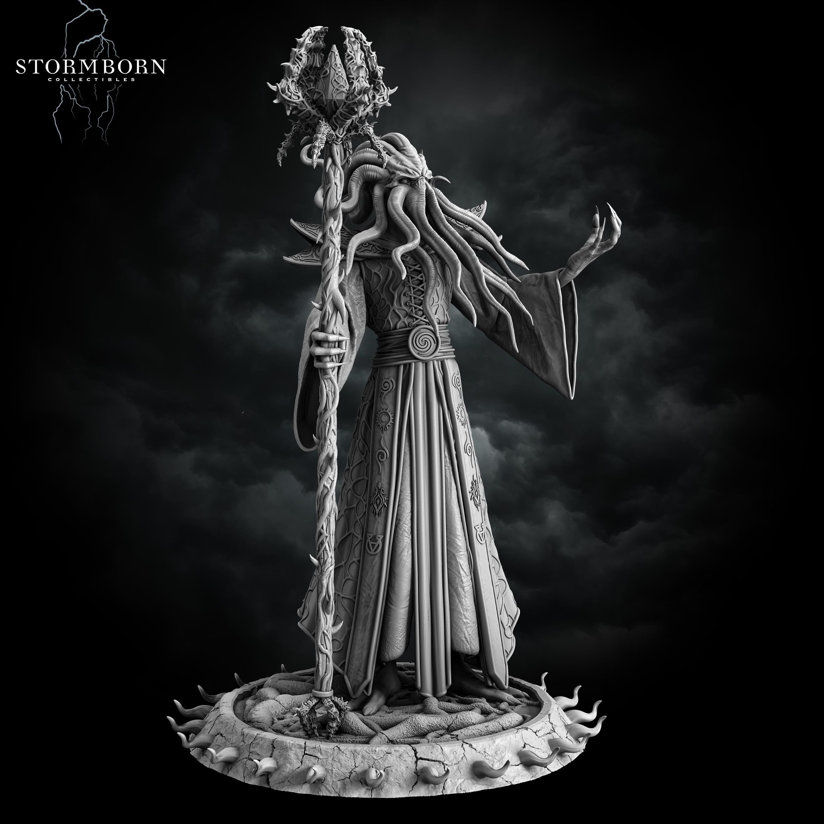Mind Flayer from Stormborn Collectibles, Wargame Miniature+ Gratis Base