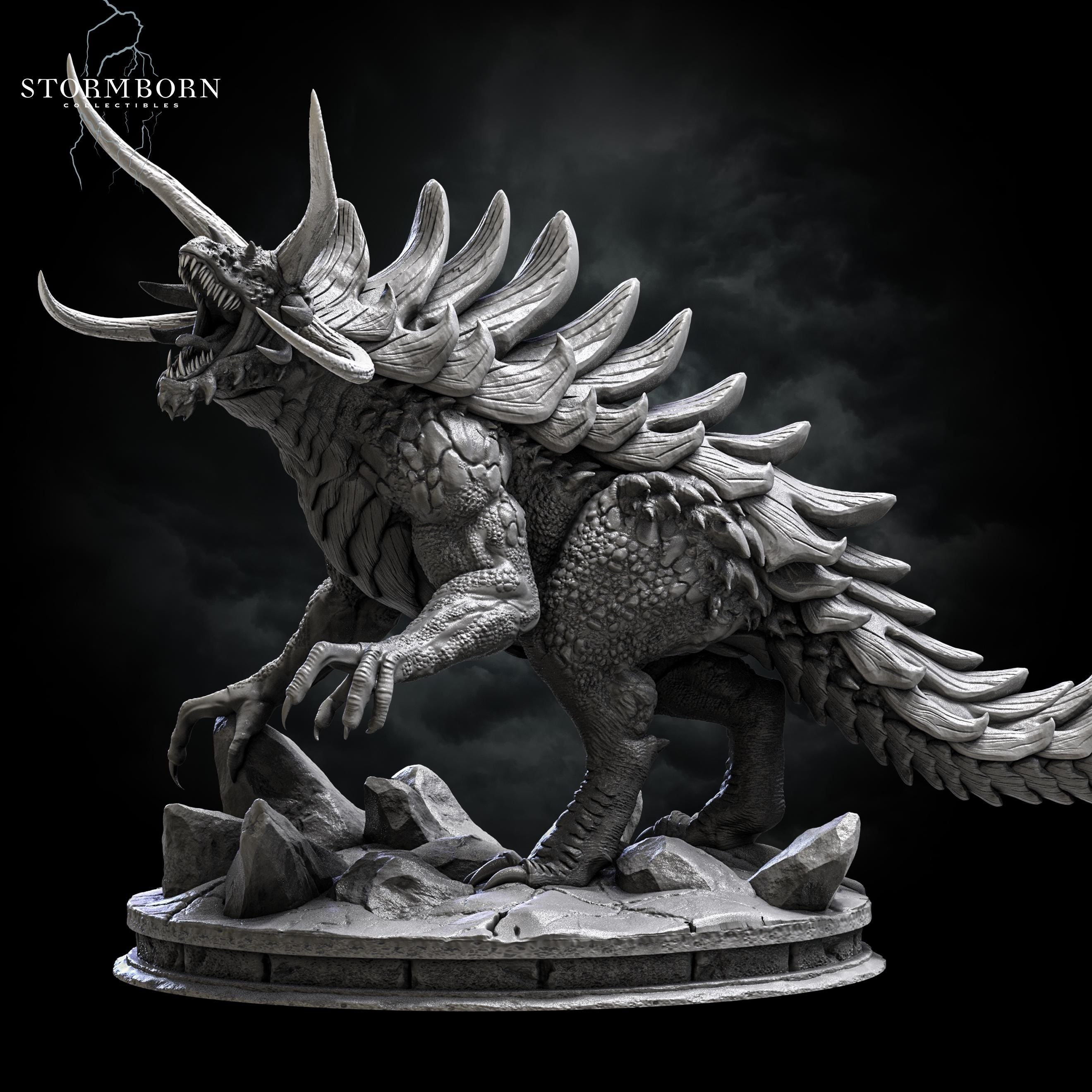 Tarrasque from Stormborn Collectibles, Wargame Miniature+ Base