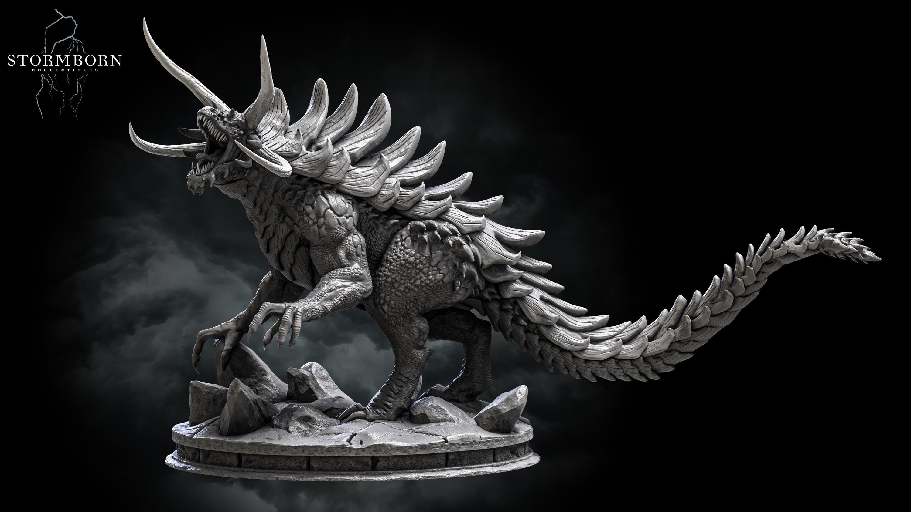 Tarrasque from Stormborn Collectibles, Wargame Miniature+ Base