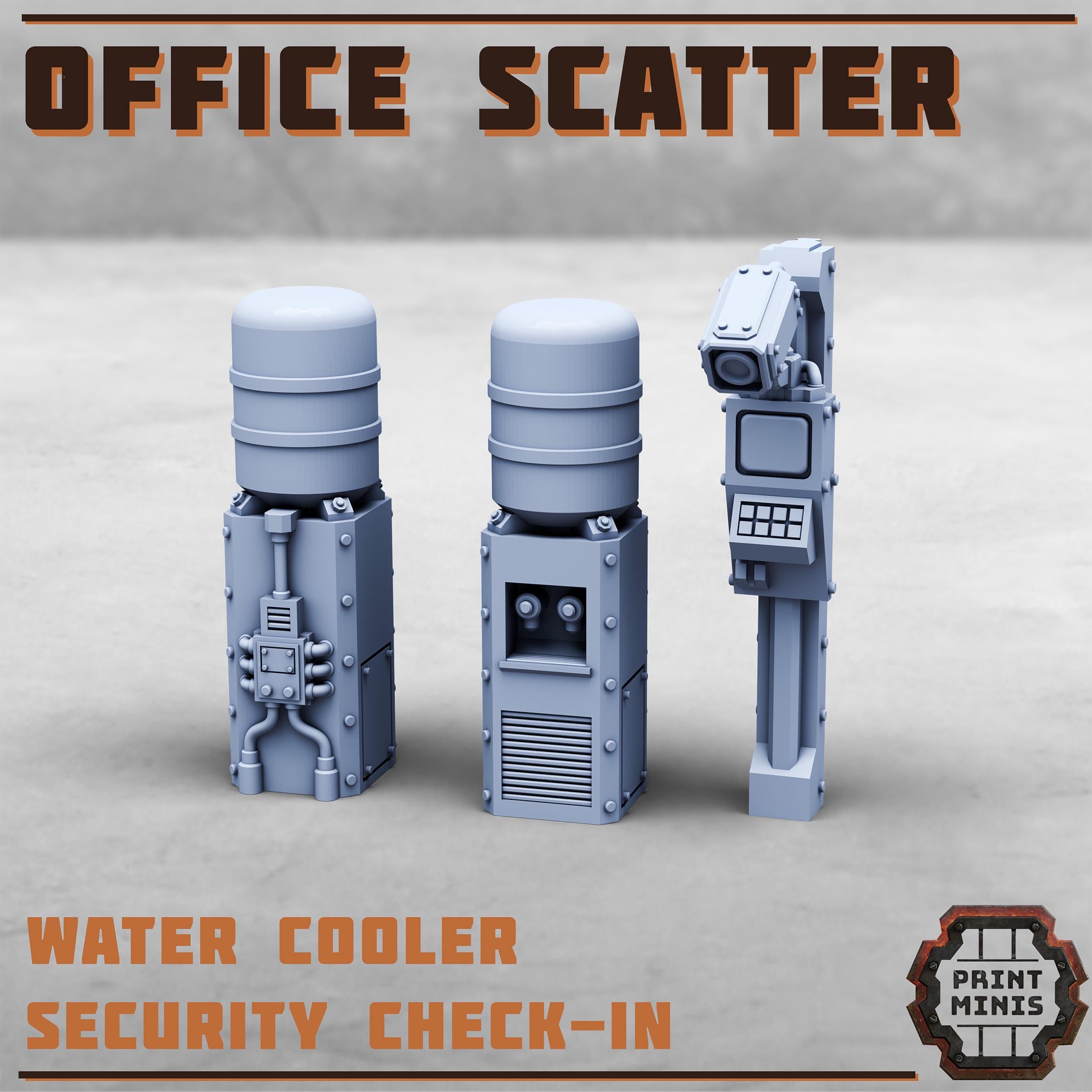 Office Scatter full Set from PrintMinis/ Wargame, Tabletop Miniatur