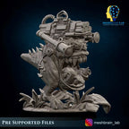 Kommando Pet Bomb from MeshBrainLab/Wargame Miniature+ Gratis Base