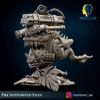 Kommando Pet Bomb from MeshBrainLab/Wargame Miniature+ Gratis Base