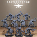 Bogkin Infantry from StationForgeLegacy/10 Miniatures +Gratis Bases
