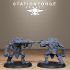 Bogkin Infantry from StationForgeLegacy/10 Miniatures +Gratis Bases