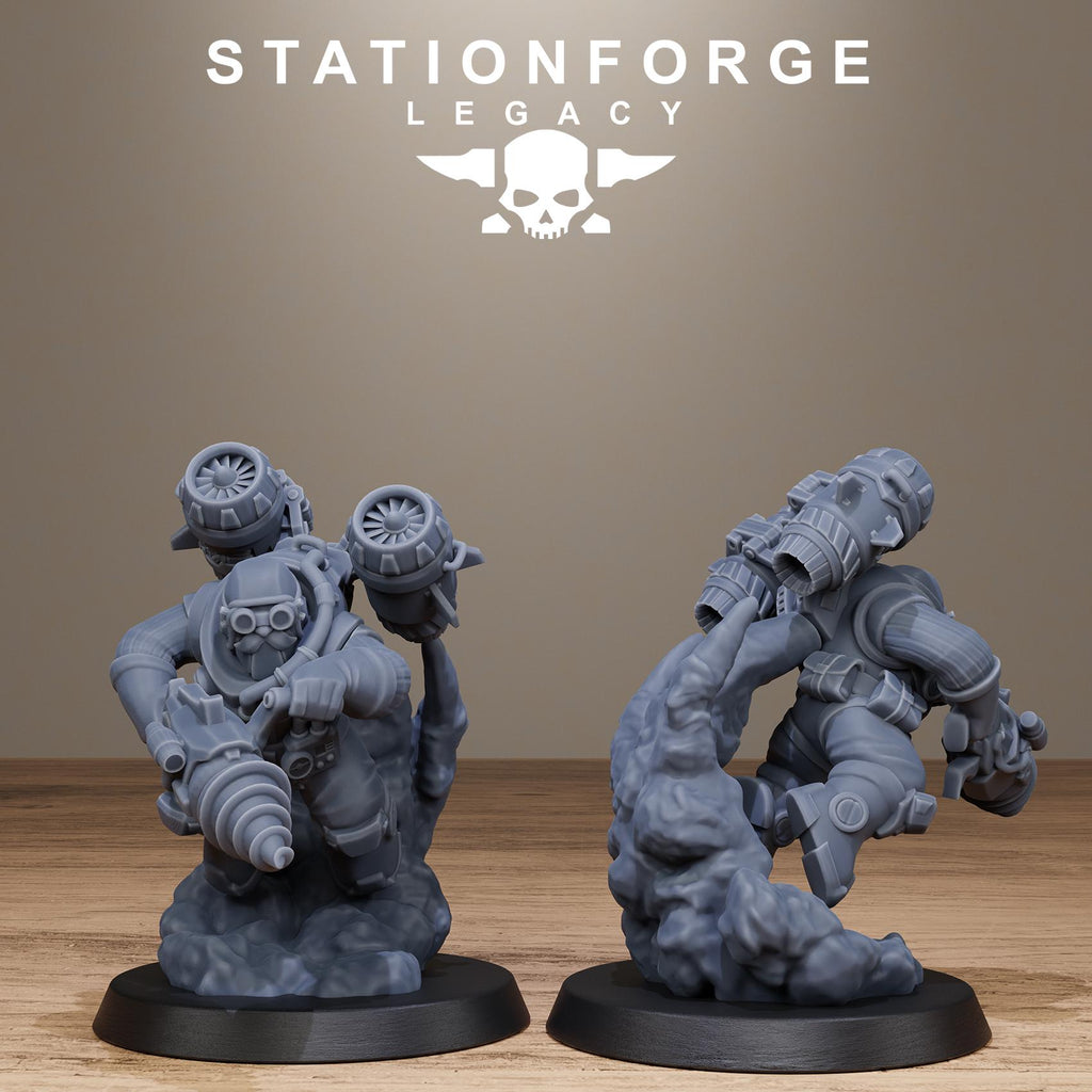 Ironvale Skyreapers from StationForgeLegacy/10 Miniatures +Gratis Bases