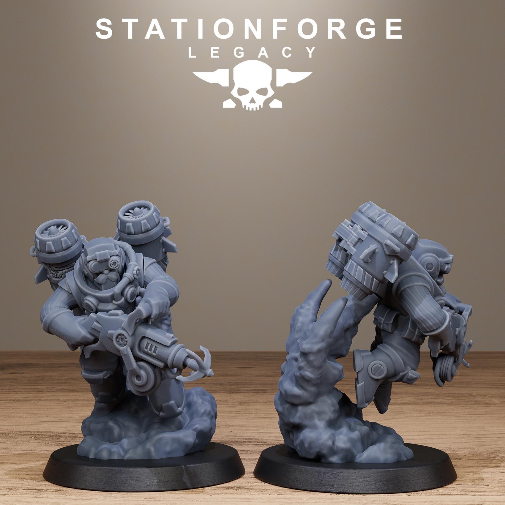 Ironvale Skyreapers from StationForgeLegacy/10 Miniatures +Gratis Bases