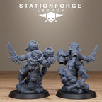 Ironvale Skyreapers from StationForgeLegacy/10 Miniatures +Gratis Bases