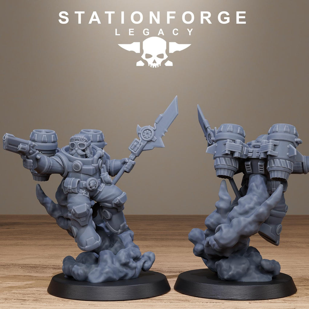 Ironvale Skyreapers from StationForgeLegacy/10 Miniatures +Gratis Bases