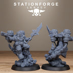 Ironvale Skyreapers from StationForgeLegacy/10 Miniatures +Gratis Bases