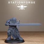 Solaris Greatswordsmen from StationForgeLegacy/10 Miniatures +Gratis Bases