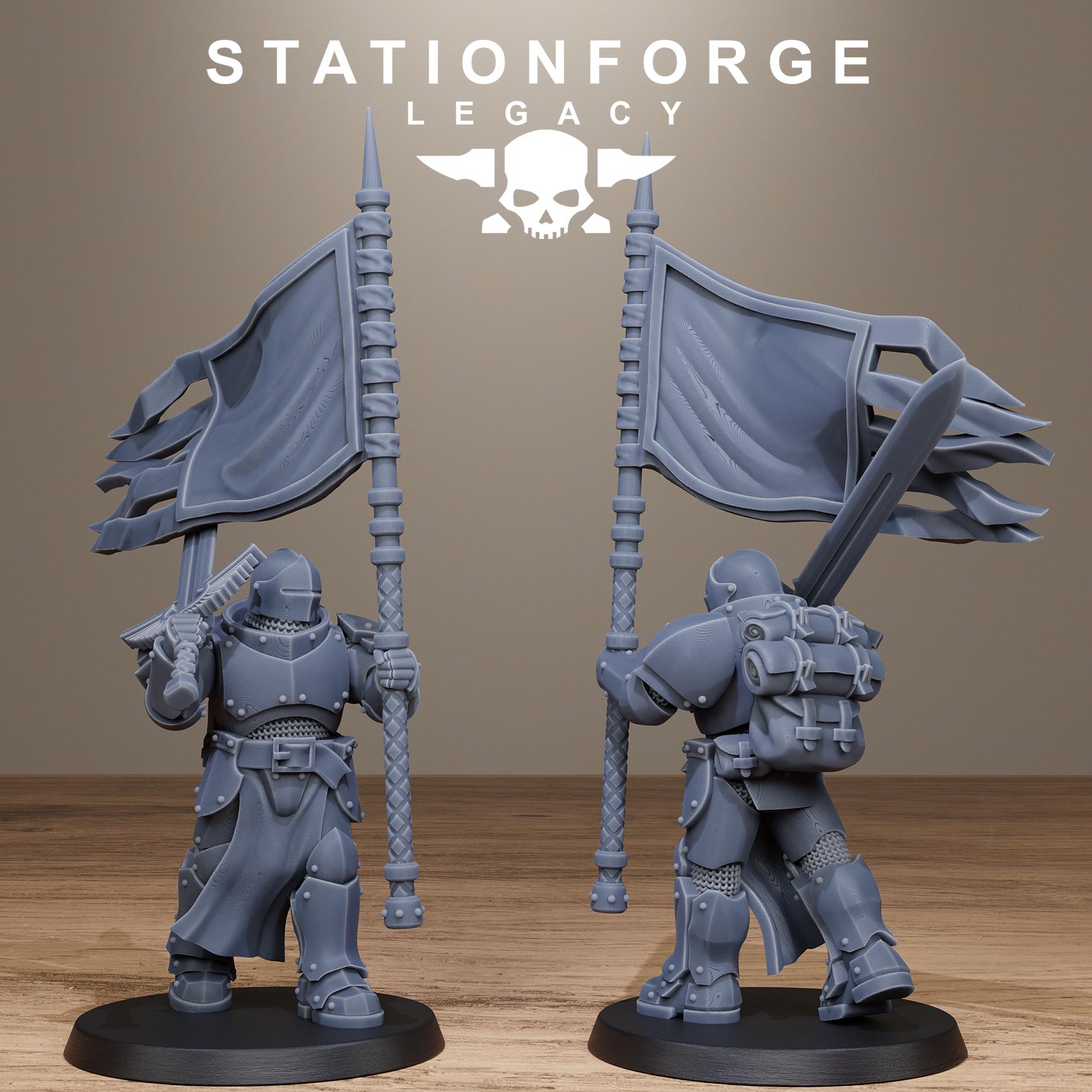 Solaris Greatswordsmen from StationForgeLegacy/10 Miniatures +Gratis Bases