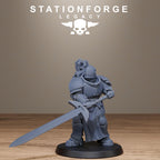 Solaris Greatswordsmen from StationForgeLegacy/10 Miniatures +Gratis Bases