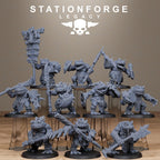 Bogkin Heavies from StationForgeLegacy/10 Miniatures +Gratis Bases