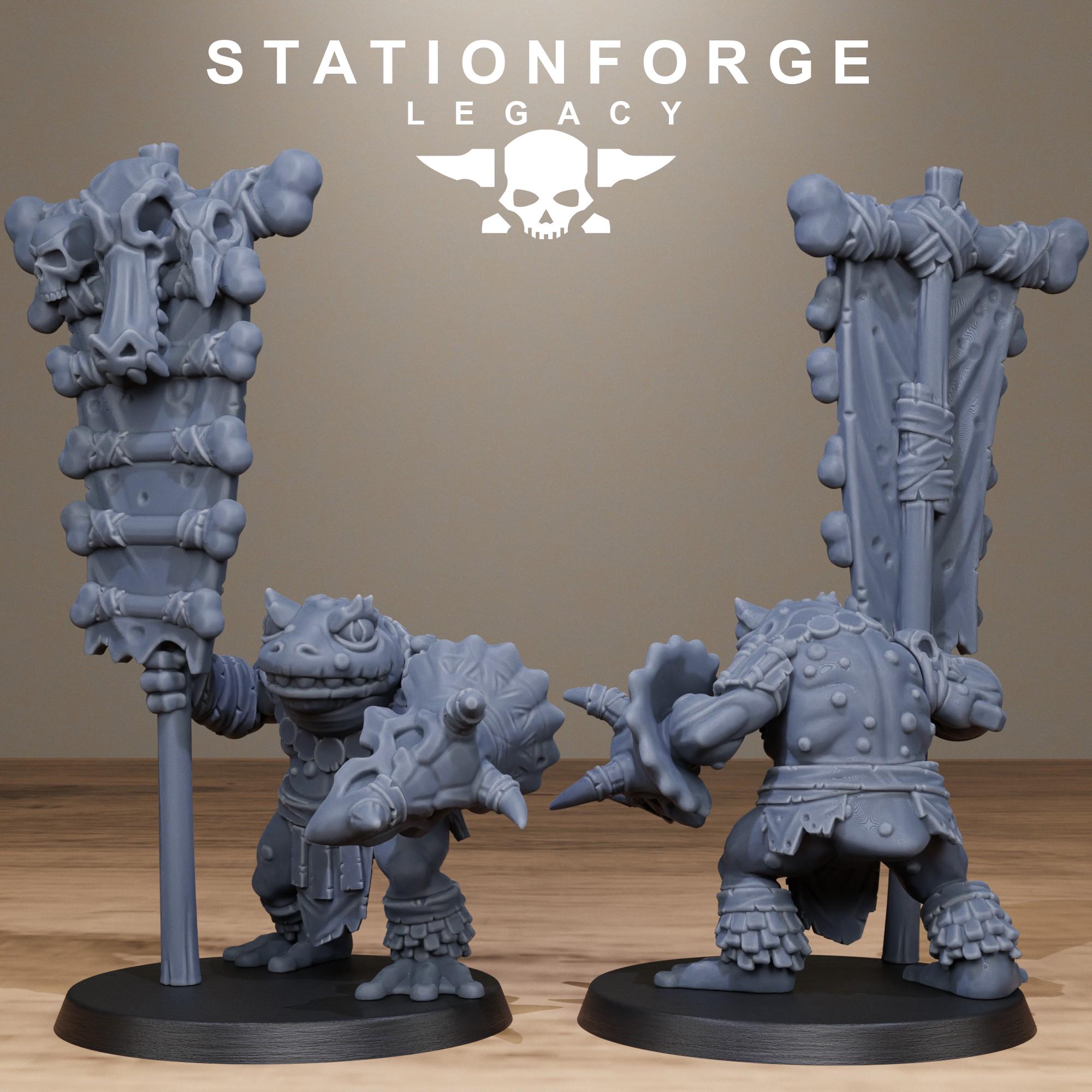 Bogkin Heavies from StationForgeLegacy/10 Miniatures +Gratis Bases