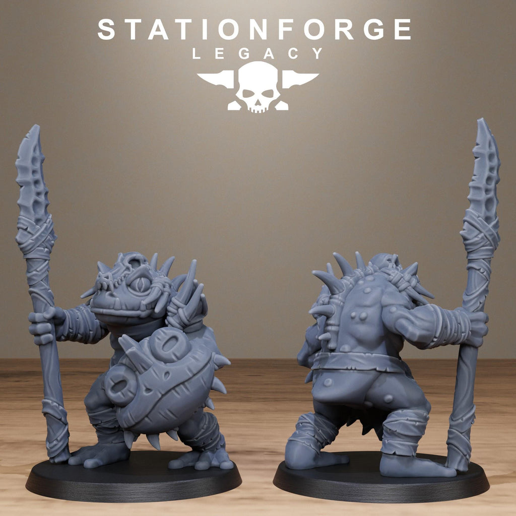 Bogkin Heavies from StationForgeLegacy/10 Miniatures +Gratis Bases