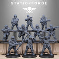 FreeGuard Infantry from StationForge/10 Miniatures +Gratis Bases