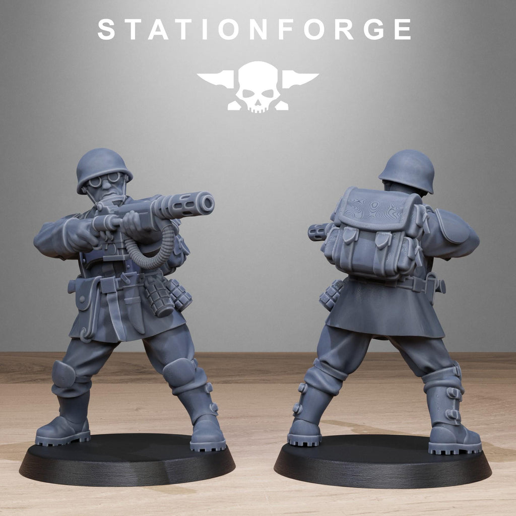 FreeGuard Infantry from StationForge/10 Miniatures +Gratis Bases