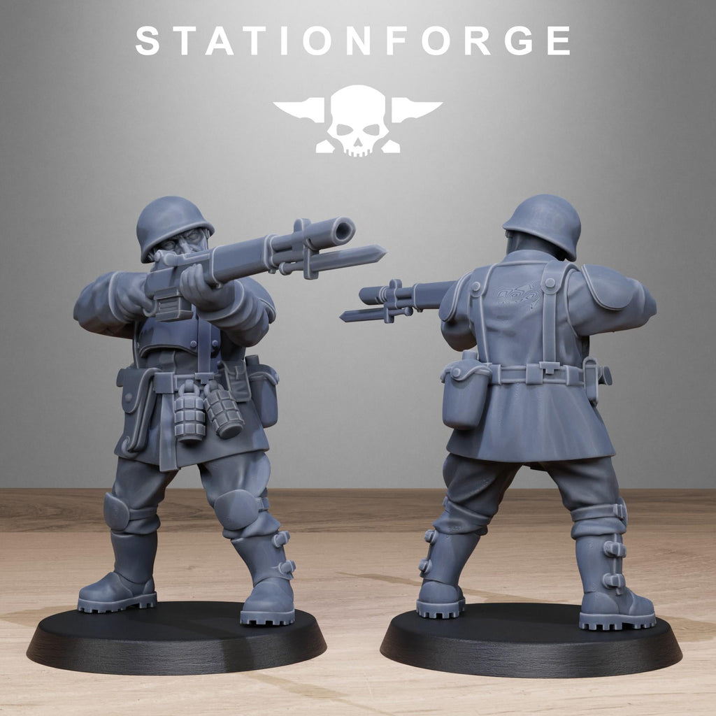 FreeGuard Infantry from StationForge/10 Miniatures +Gratis Bases