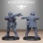 FreeGuard Infantry from StationForge/10 Miniatures +Gratis Bases