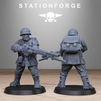 FreeGuard Infantry from StationForge/10 Miniatures +Gratis Bases