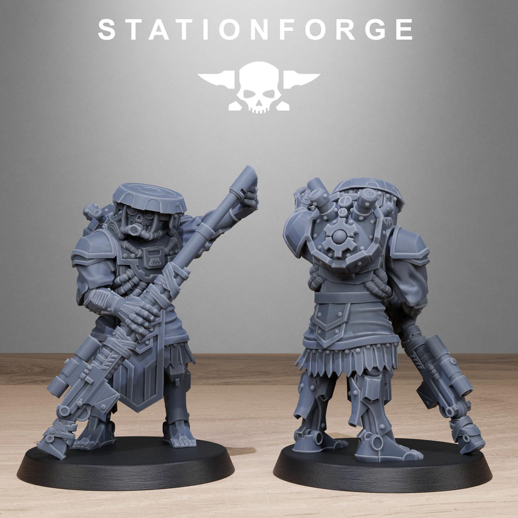 Scavenger Sniperrs from StationForge/10 Miniatures +Gratis Bases