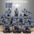 GrimGuard Flamers from StationForge/10 Miniatures +Gratis Bases