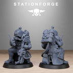 GrimGuard Flamers from StationForge/10 Miniatures +Gratis Bases