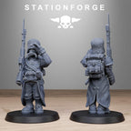 GrimGuard Royals from StationForge/10 Miniatures +Gratis Bases
