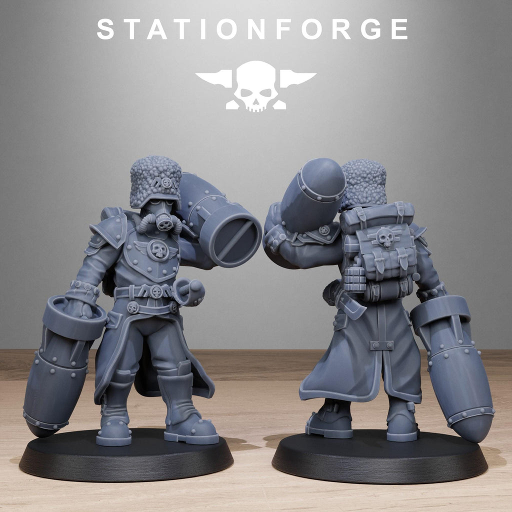 GrimGuard Royals from StationForge/10 Miniatures +Gratis Bases